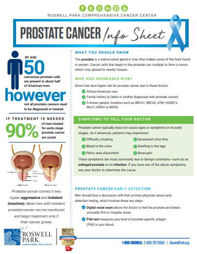 What Is Prostate Cancer? | Roswell Park Comprehensive Cancer Center ...