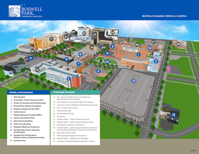 About Our Main Campus | Roswell Park Comprehensive Cancer Center ...